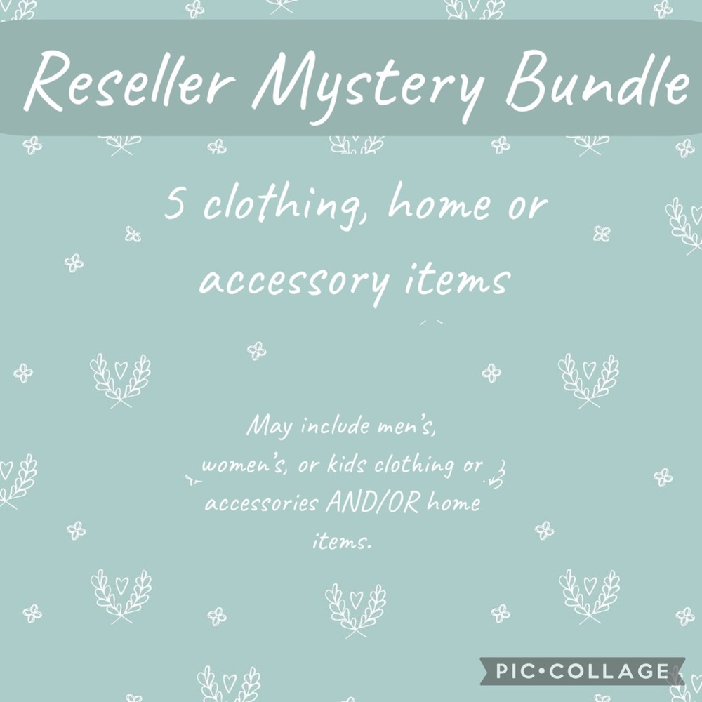 💥Reseller bundle of 5 clothing and/or home  items